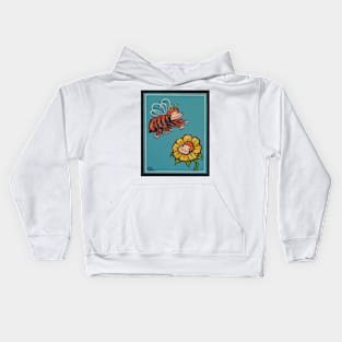 Ape Bee and Ape Flower Kids Hoodie